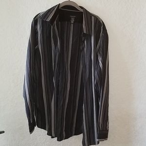 STRUCTURE MEN'S LONG SLEEVE DRESS SHIRT